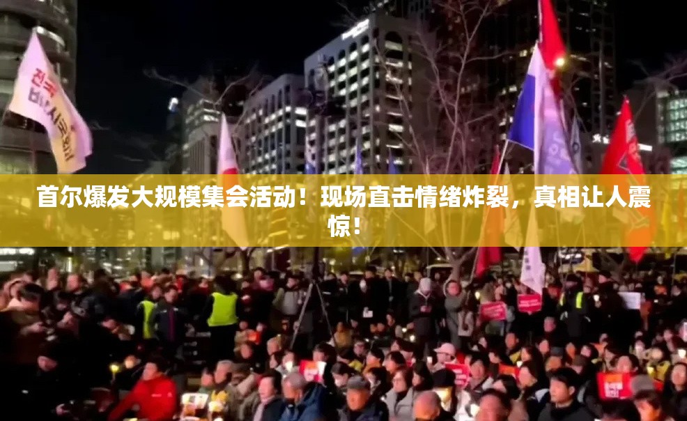 首尔爆发大规模集会活动！现场直击情绪炸裂，真相让人震惊！